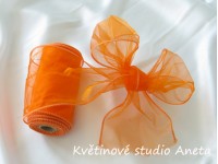 Organza 12cm tvarovací oranžová...